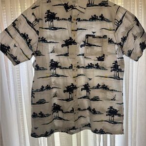 Croft & Barrow Scenic Print Men's Shirt New!